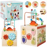  Edukativna kocka senzorna sorter 5 razina drvena | shoptok.hr