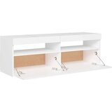 TV ormarić s LED svjetlima bijeli 120x35x40 cm | shoptok.hr