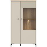 Hom`in VITRINA, barve hrasta, peščene barve | Shoptok.si
