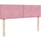  Otomanski krevet s madracem&LED ružičasti 140x190 cm baršunasti | shoptok.hr