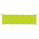 vidaXL Blazina za vrtno klop svetlo zelena 180x50x7 cm oxford tkanina | Shoptok.si
