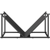  Stalak za drva crni 70x43x34,5 cm hladno valjani čelik | shoptok.hr