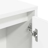 vidaXL Knjižna omara bela 89x24x101,5 cm inženirski les | Shoptok.si