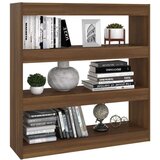 Ormarić za knjige / pregrada boja smeđeg hrasta 100x30x103 cm | shoptok.hr
