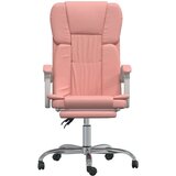  Uredski naslonjač od umjetne kože ružičasti | shoptok.hr