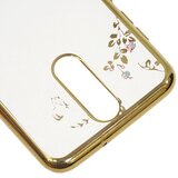  ovitek z rožicami za samsung galaxy S10 G973 - zlat | Shoptok.si