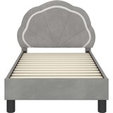  Posteljica za malčke z vzglavjem Svetlo siva 70 x 140 cm Žamet, (5000105740) | Shoptok.si