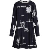 Desigual Kratke obleke VEST_NEWSCORTO 25WWVW29 Črna | Shoptok.si