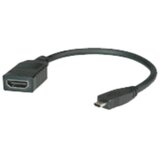 Roline HDMI priključni kabel HDMI A utičnica, HDMI Micro D utikač 0.15 m crna 5584-04-11T00:00:00.000+02:00 sa zaštitom | Eponuda.ba