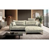 MID.YOU KOTNA SEDEŽNA GARNITURA, velur krem barve | Shoptok.si