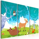  Slika - Friendly Animals (3 Parts) 120x80 | shoptok.hr