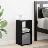  Noćni ormarić Crni hrast 25,5 x 22 x 49,5 cm Konstruirano drvo | shoptok.hr