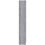 Vitrina boja sivog hrasta sonome 82,5 x 30,5 x 185 cm drvena | shoptok.hr