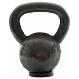 Kettlebell Cast Iron Rubber Base 12Kg