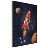  Slika - Into the Unknown by Rocket (1 Part) Vertical 80x120 U crnom drvenom okviru | shoptok.hr