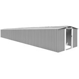 vidaXL Vrtna lopa siva 257x990x181 cm pocinkano jeklo, (20958868) Cene
