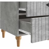  Noćni ormar Betonska siva 43x 41 x 66,5 cm Konstruirano drvo | shoptok.hr