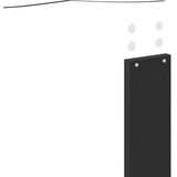  Uzglavlje s uzglavljem Crni hrast 150 cm Konstruirano drvo | shoptok.hr