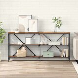 vidaXL Konzolna miza s polico Star les 160 x 30 x 75 cm | Shoptok.si