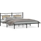 Maison Chic Posteljni okvir - Dvoposteljna postelja - Zakonska postelja brez vzmetnice 183x213 cm inženirski les-J11006, (21759894) | Shoptok.si