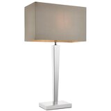  Endon 56707 - Stona lampa MORETO 1xE27/60W/230V sjajni hrom/siva | Eponuda.com