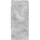  Polica na zidu Zidna montaža Betonska siva 80 x 36 x 80 cm | Shoptok.si