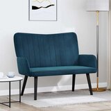  Kauč za dvoje Plava 115 x 61 x 87 cm Baršun | shoptok.hr