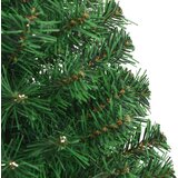 vidaXL Umestno božično drevo Zelena 150 cm PVC, jeklo in plastika | Shoptok.si