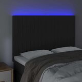  Uzglavlje crno 144x5x118/128 cm baršunasto | shoptok.hr