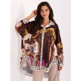 RUE PARIS Shirt-IT-KS-18729.12-brown | Shoptok.si