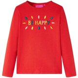  Dječja majica dugih rukava crvena 116 | shoptok.hr