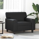  Fotelja crna 60 cm od umjetne kože | shoptok.hr