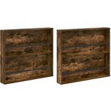  Polica za časopise Zidne 2 pcs Dimljeni hrast 80 x 12 x 70 cm | Eponuda.com