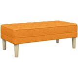  Klupa s jastukom Tamno žuta 113 x 57 x 39 cm tkanina | shoptok.hr
