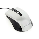 Gembird MUS-4B-01-BS Opticki mis 800-1200Dpi 4-button black/silver USB kabl 1,35m FO | Eponuda.com