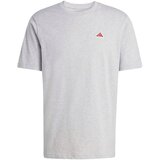Adidas Funkcionalna majica pegasto siva / rdeča / bela Cene