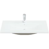  Ugradbeni umivaonik sa slavinom 91x39x18 cm keramički bijeli | shoptok.hr