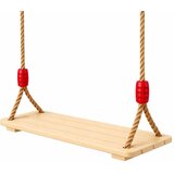  Dječja drvena ljuljačka GINGER HOME za dvorište s užadima – prirodno drvo, 33 cm | shoptok.hr