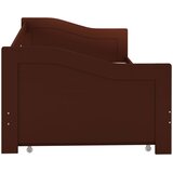  Okvir za krevet na razvlačenje od borovine tamnosmeđi 90x200 cm | shoptok.hr