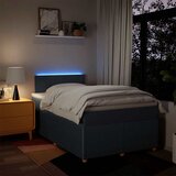  Krevet s oprugama i madracem plavi 120 x 190 cm od tkanine | shoptok.hr
