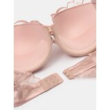 Sinsay Push-Up grudnjak s vezenom čipkom i ukrašenim leđima | shoptok.hr