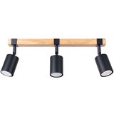 Sollux Lighting Stropna svetilka FAGER 3 črna, (21348020) | Shoptok.si