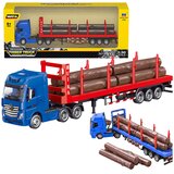  tegljač za prijevoz drva Huina 1:50 - crveni | shoptok.hr