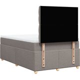  Krevet s oprugama i madracem smeđesivi 120 x 200 cm od tkanine | shoptok.hr