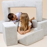 MeowBaby Roza igrala iz protjaka iz pene 100x35x40 cm Montessori - | Shoptok.si
