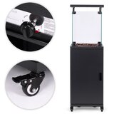  Plinska grijalica, radijator, 13 kW, staklo, za vrt i terasu, regulator, vulkansko kamenje, pokrov, MultiGarden | shoptok.hr