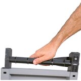 vidaXL Plastična omarica 68x39x92 cm videz ratana | Shoptok.si