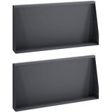  Zid za zadržavanje 2 kom. 80 x 12 x 40 cm Čelik Antracit | shoptok.hr