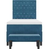  Krevet s opruga kutije Tamno plava 200 x 100 cm Baršun | shoptok.hr