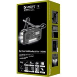 Sandberg akumulatorski radio s svetilko Survivor DAB Radio All-in-1 4500 SB42117 | Shoptok.si